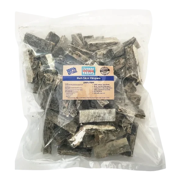 Fish Skin Fingers 100% fish dog treats