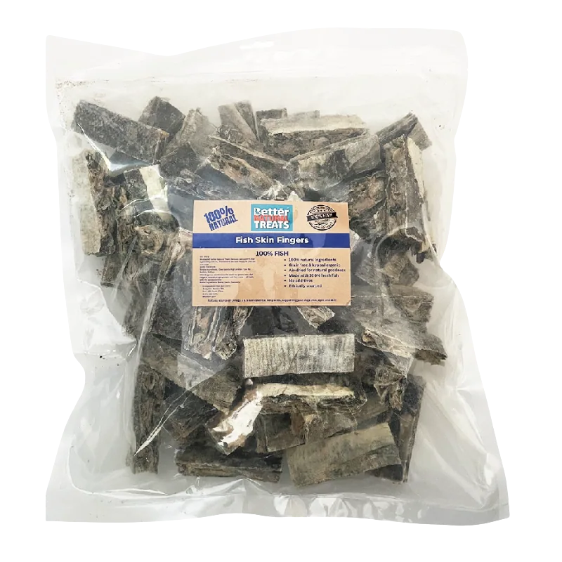 Fish Skin Fingers 100% fish dog treats