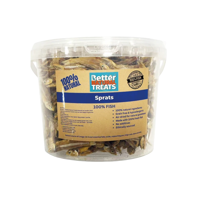 Sprats for Dogs made from 100% fish